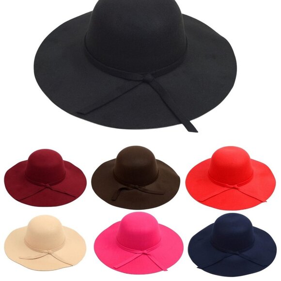 Floppy Hat - Bow Knot- Royal Blue - Dressy Sun Hat - NWT - Picture 9 of 9